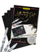 Online Metallic Lettering Set I Calli.Brush Double Tip Pens Gold, Silber, Rot I 10x Geschenk-Karten A6 schwarz I Geschenk Idee für Mädchen I Brushpens mit Pinsel- und Kalligrafie-Spitze