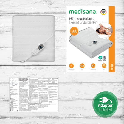 medisana HU666 Warmeunterbett weiB 60 W