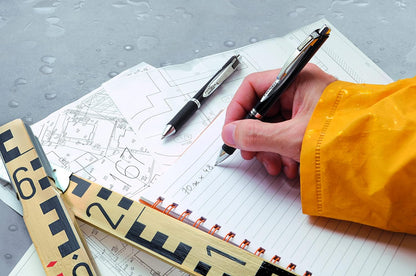 PenTools by Pentel BLP77-PRO2AEU EnerGel Document Gel-Tintenroller, zum Unterzeichnen von Dokumenten, 2 Stück, schwarz, 1 Blister