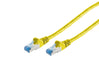 S/CONN maximum connectivity Patchkabel cat6A S/FTP PiMF Gelb 1m