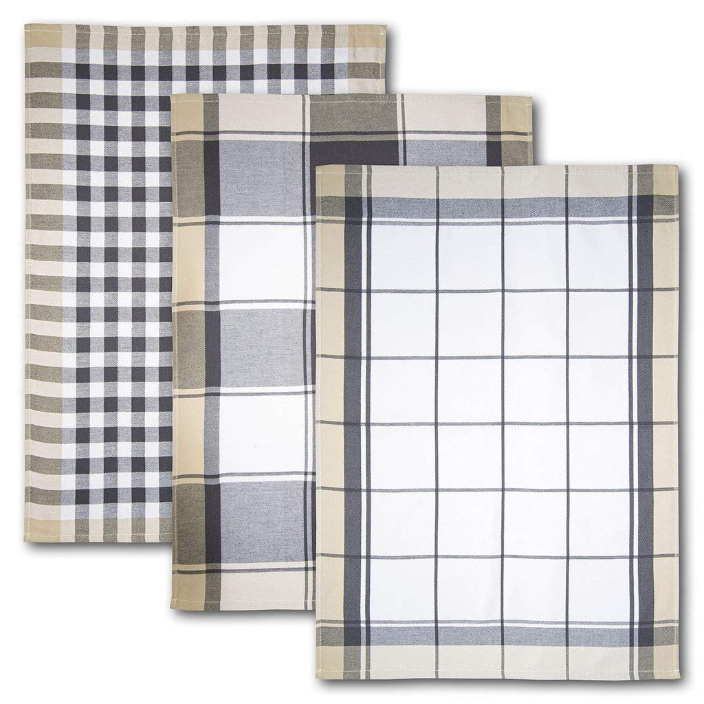 Dyckhoff GmbH Tea Towel, Cotton, Gray, 50 x 70 cm