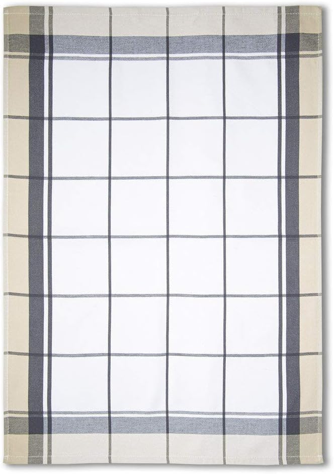 Dyckhoff GmbH Tea Towel, Cotton, Gray, 50 x 70 cm