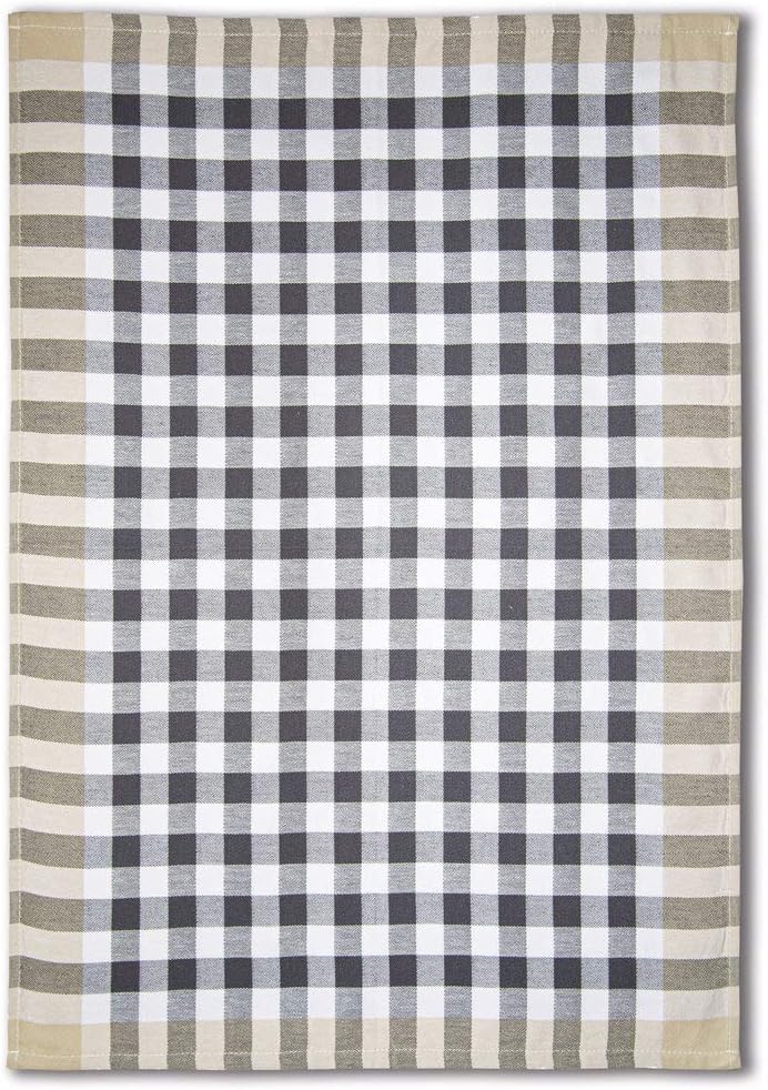 Dyckhoff GmbH Tea Towel, Cotton, Gray, 50 x 70 cm