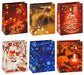 TSI 83018 Gift Bags Christmas No 8, Pack of 12, Size: Medium (7 x 4 x 9 inch), 83018-A (HxBxT) 23 x 18 x 10 cm Medium Single