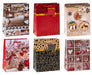 TSI 83019 Gift Bags Christmas No 9, Pack of 12, Size: Medium (7 x 4 x 9 inch) (HxBxT) 23 x 18 x 10 cm Medium Single