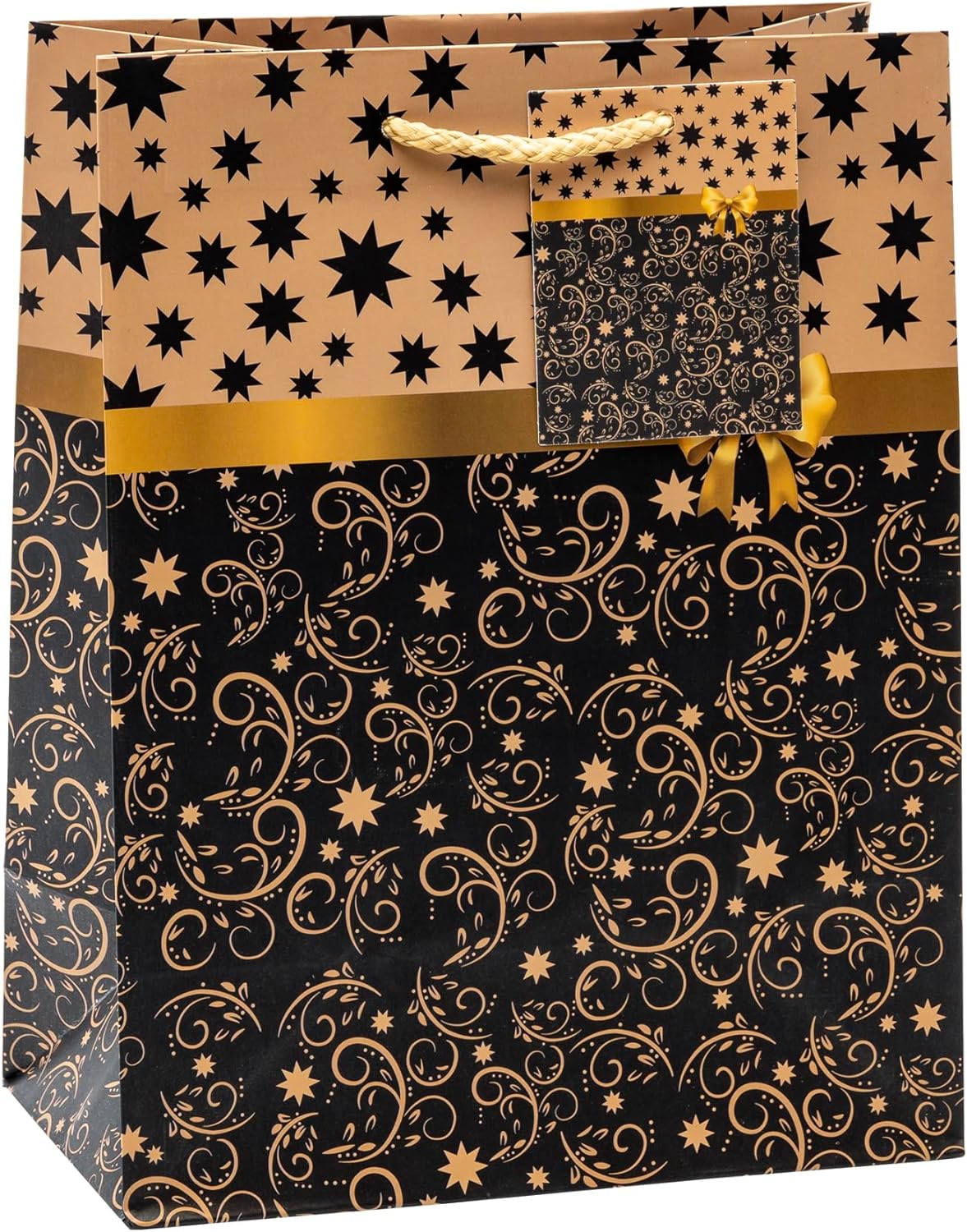 TSI 83019 Gift Bags Christmas No 9, Pack of 12, Size: Medium (7 x 4 x 9 inch) (HxBxT) 23 x 18 x 10 cm Medium Single