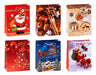 TSI 84017 Gift Bags Christmas No 7, Pack of 12, Size: Medium (7 x 4 x 9 inch) Medium Medium Cartoon