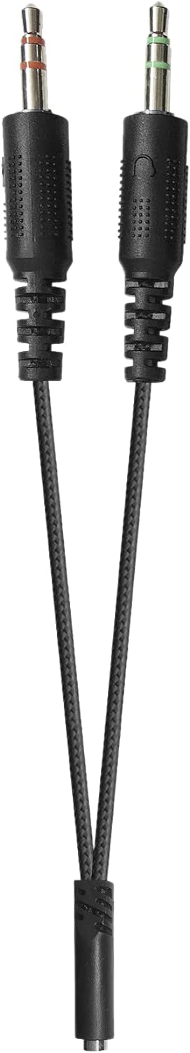 Speedlink METIS USB stereo headset - lightweight wired headset with microphone and wired remote control, USB-A and 3.5 mm jack, office and home office, storage bag, black