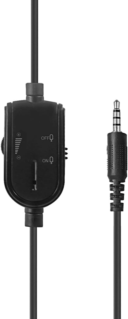 Speedlink METIS USB Stereo Headset - Lightweight Wired Headset with Microphone and Wired Remote Control, USB-A and 3.5 mm Jack, Office and Home Office, Storage Bag