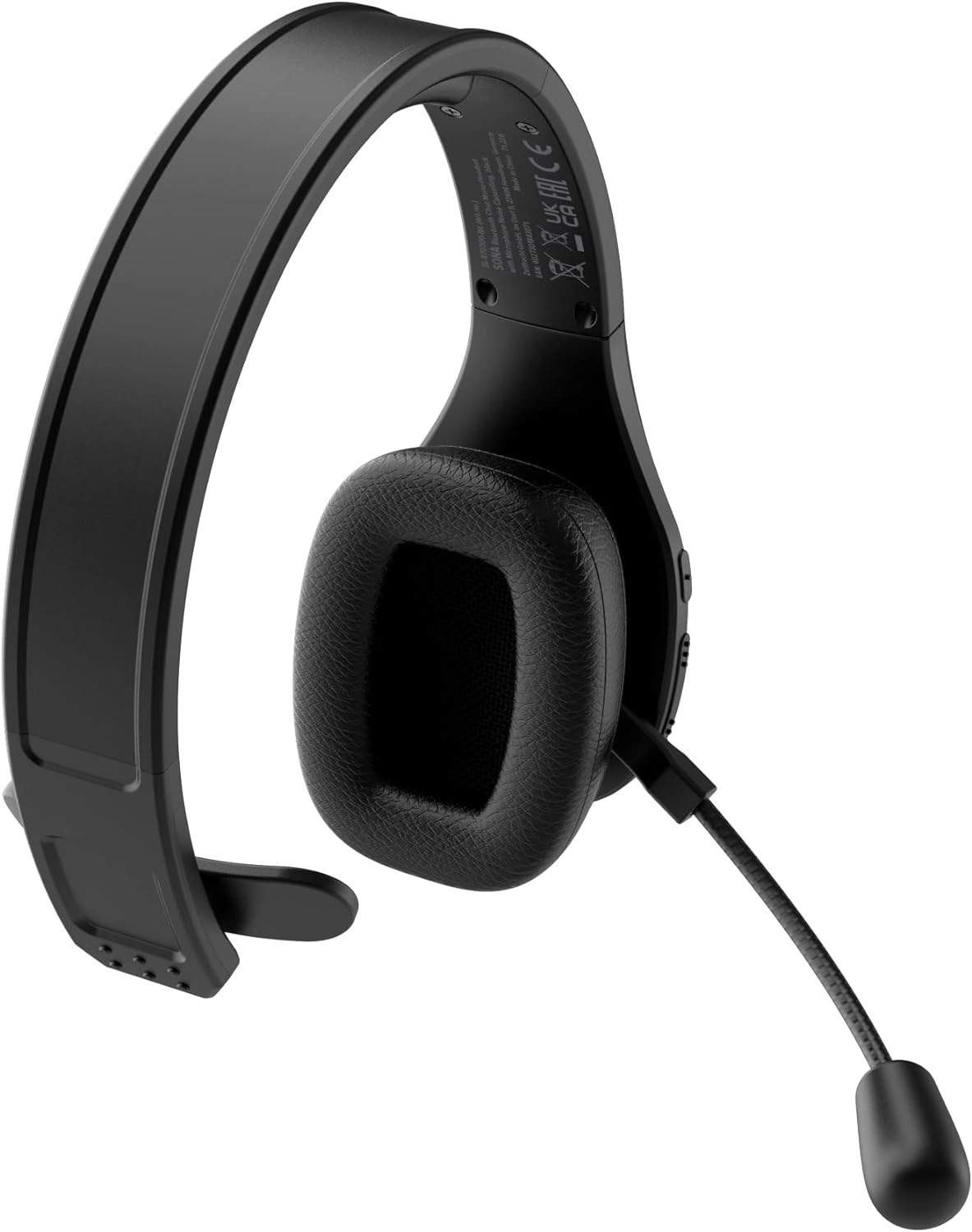 Speedlink Auriculares Bluetooth Sona – Auriculares Mono con micrófono y cancelación de Ruido, conexión inalámbrica por Bluetooth o con Cable USB, Negro