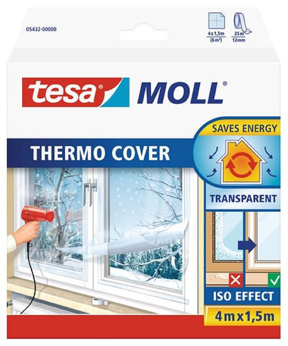 tesa tesamoll Fensterisolierfolie transparent