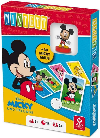 ASS Altenburger 22522241 Mixtett Maus Disney Friends Kartenspiel mit Spielfigur Micky, Mickey Mixtett - Mickey