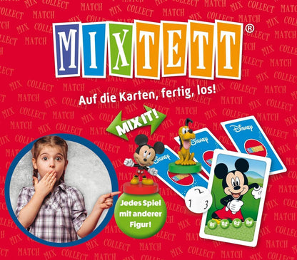 ASS Altenburger 22522241 Mixtett Maus Disney Friends Kartenspiel mit Spielfigur Micky, Mickey Mixtett - Mickey