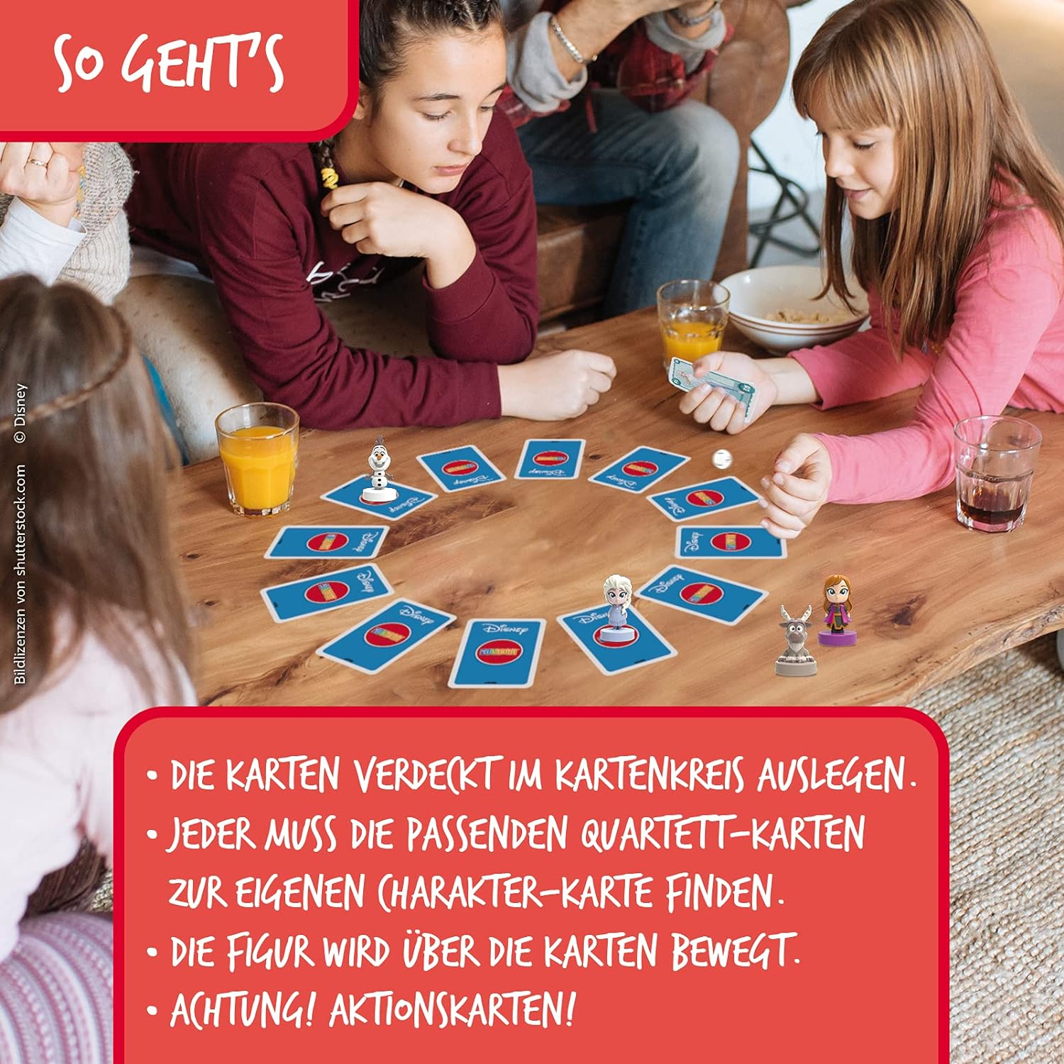 ASS Altenburger 22522243 Disney Die Eiskönigin 2 Kartenspiel mit Spielfigur, Mixtett-Olaf Mixtett - Olaf