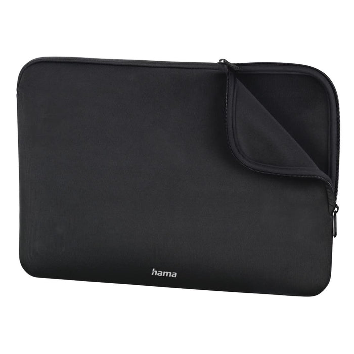 Hama Laptop Bag up to 16.2 Inches (Neoprene, Laptop Sleeve, Laptop Bag 16.2 Inches, up to 41 cm, Notebook Bag, Laptop Sleeve, Laptop Case, with Zip, Suitable for Apple MacBook Pro 16.2 Inches) Black