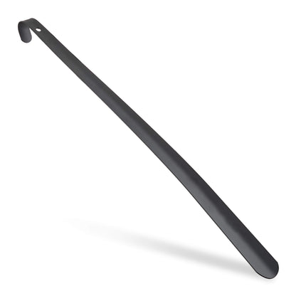 Relaxdays Schuhlöffel Metall, komfortabel, stabil, 60 cm lang, großer Schuhanzieher, zum Aufhängen, mit Griff, schwarz, Eisen, 1 Stück, Relaxdays Comfy Metal Shoehorn, Sturdy, 60cm Long, Large Shoe Horn, Hanging, With Handle, Black, Iron, 60 x 4 x 4 cm 60