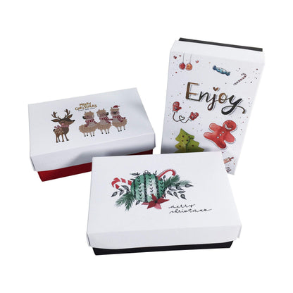 BUNTBOX 2010-26 Christmas Cardboard Set Size M 3 Pieces to Assemble Yourself