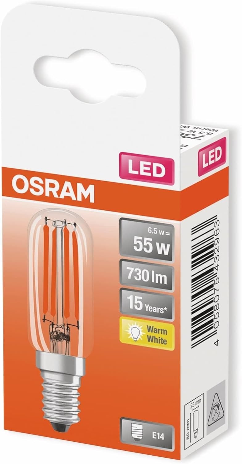 OSRAM LED SPECIAL T26 / LED lamp: E14, 6,50 W, helder, Warm wit, 2700 K