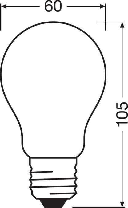 OSRAM Dekorative LED Lampe Décor mit E27 Sockel, Orange, 1500 K, 2,50 W, Ersatz für 15-W-Glühbirne, klar, LED STAR DECO CLASSIC A Orange 1 Stück (1er Pack