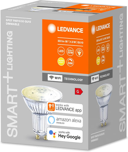 LEDVANCE LED-Lampe SMART+ WiFi Spot 40 GU10 5 W kl