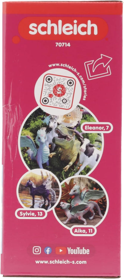 Fairy in Flight on Winged Lion schleich BAYALA with Moveable Parts, Detachable Toy Fairy Figurine Riding Magical Pink Lion, for Children Ages 5-12 Years Current Box Style