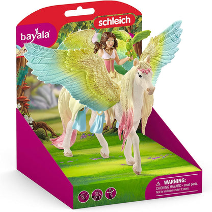 schleich 70566 Surah mit Glitzer-Pegasus, ab 5 Jahren, BAYALA - Spielset, 3 Teile