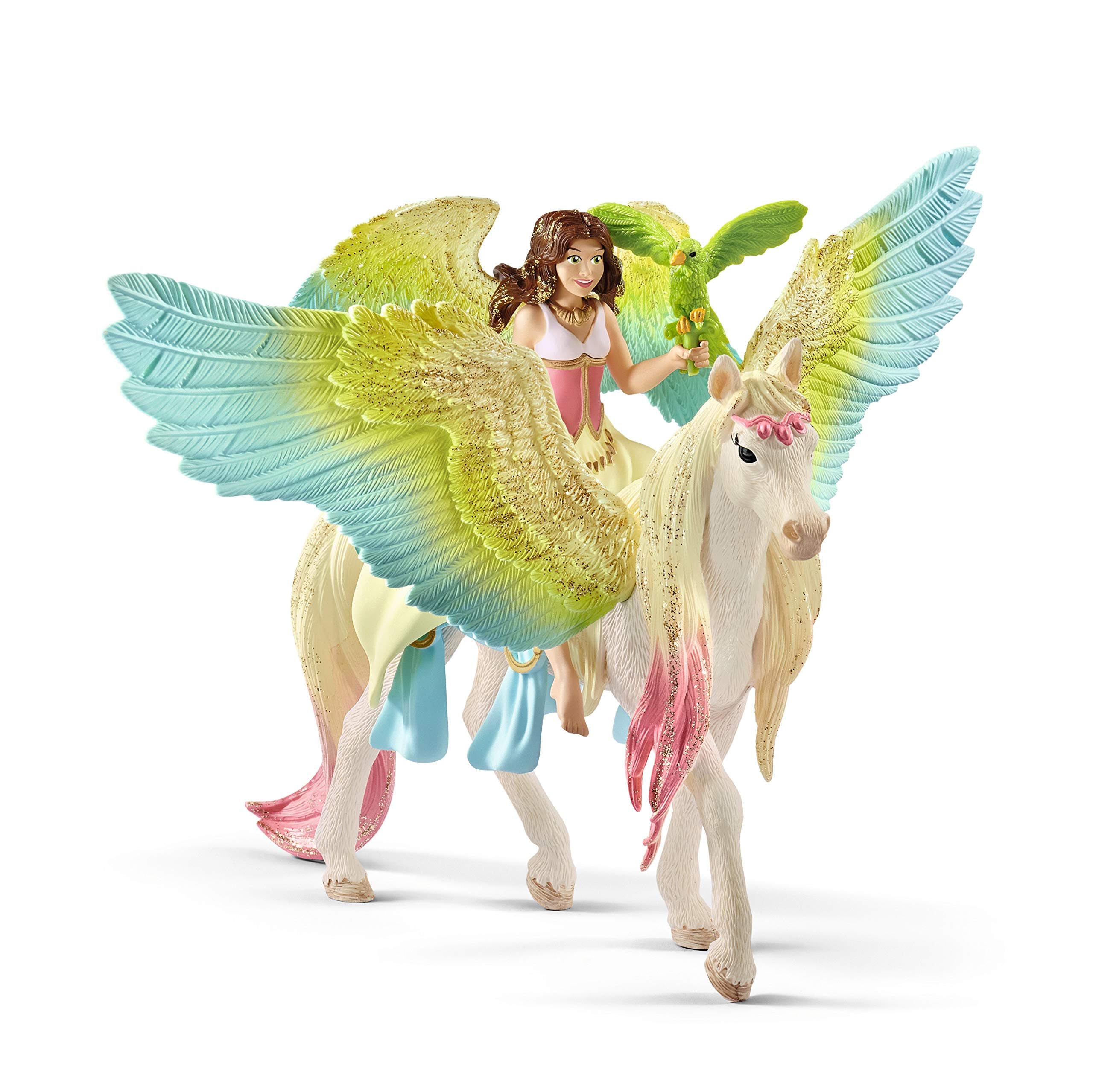 schleich 70566 Surah mit Glitzer-Pegasus, ab 5 Jahren, BAYALA - Spielset, 3 Teile