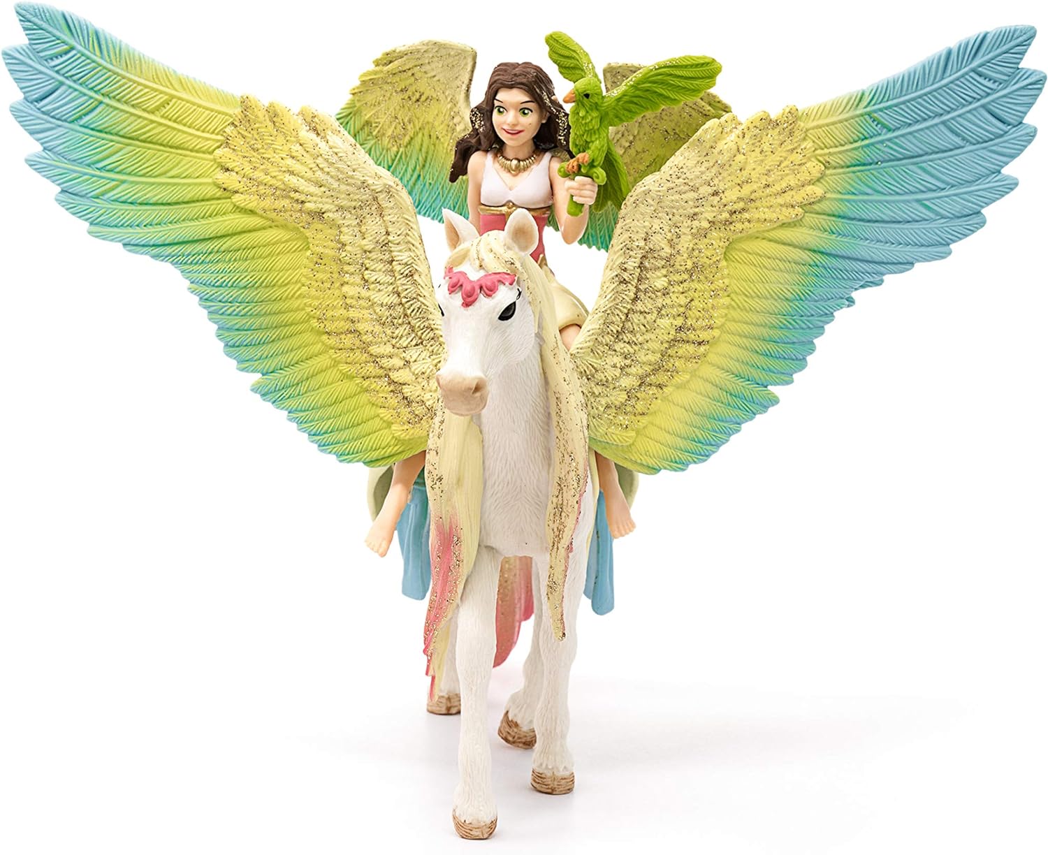 schleich 70566 Surah mit Glitzer-Pegasus, ab 5 Jahren, BAYALA - Spielset, 3 Teile
