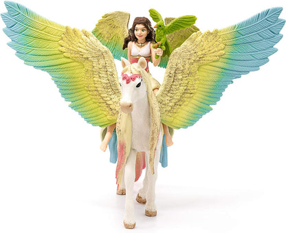 schleich 70566 Surah mit Glitzer-Pegasus, ab 5 Jahren, BAYALA - Spielset, 3 Teile
