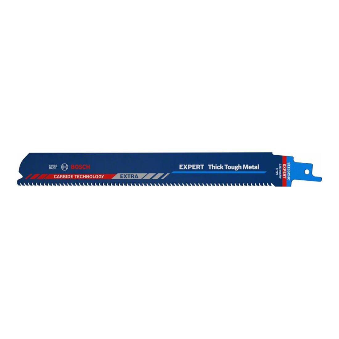 Bosch Accessories 2608900370 EXPERT ‘Thick Tough Metal’ S 1155 CHC Säbelsägeblatt, 10 Stück Sägeblatt-Länge 225 mm 10 S