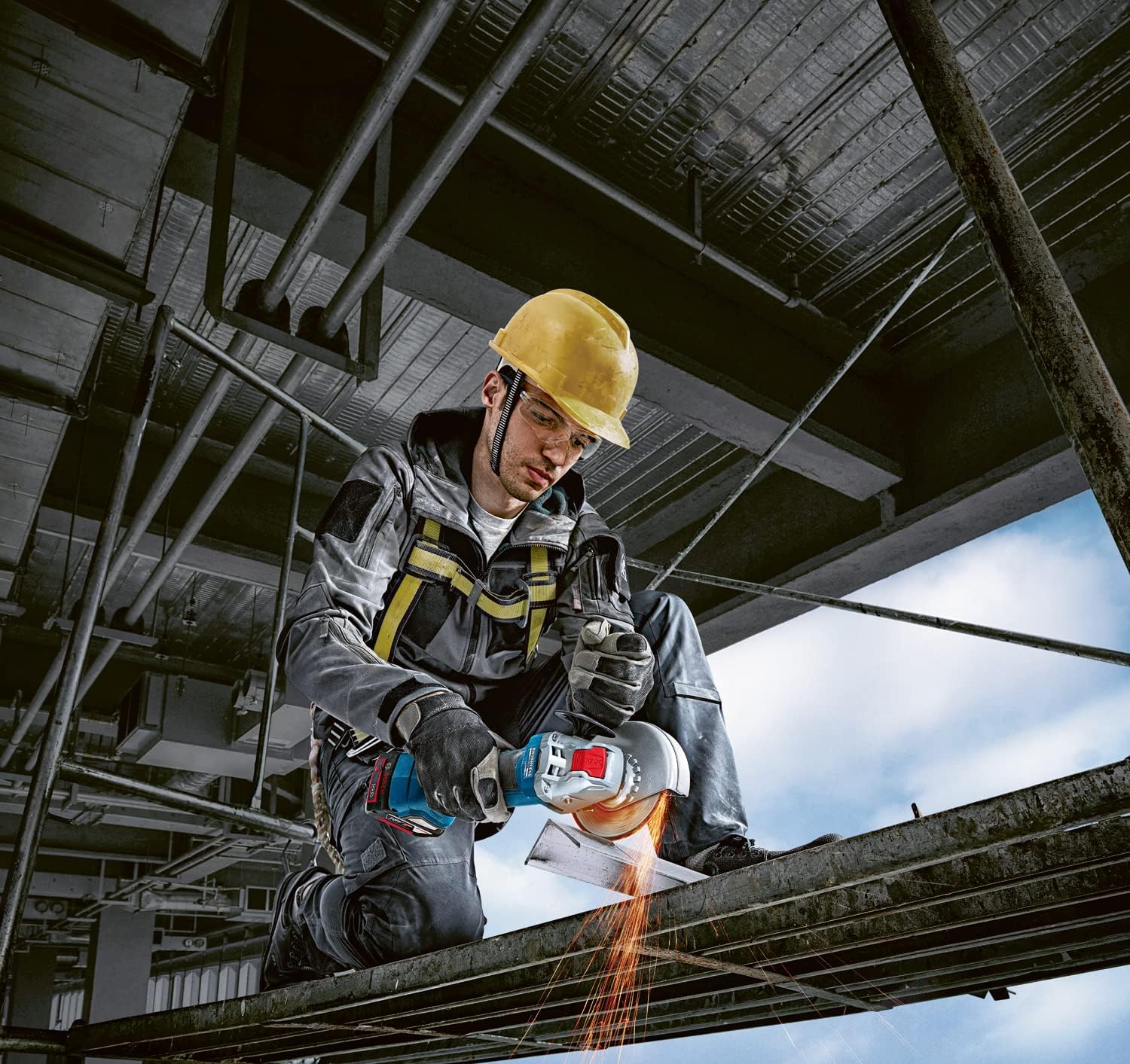 BOSCH Professional GWX 18V-7 Akku-Winkelschleifer