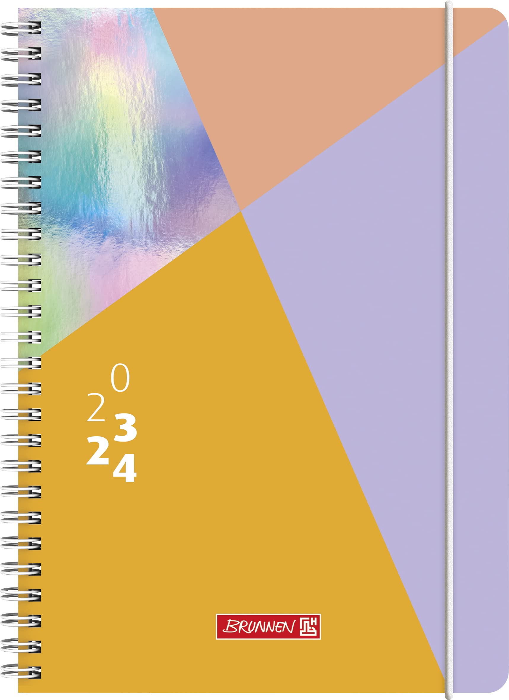 BRUNNEN 1072126014 Wochenkalender Schülerkalender 2023/2024 "Intoxicate" 2 Seiten = 1 Woche Blattgröße gekürzt 12,8 x 21 cm A5 Hardcover-Einband