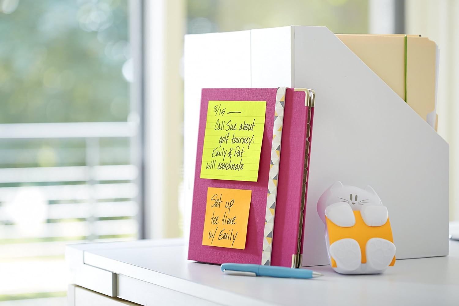Post-it Super Sticky Notes - 12 Small Pads of 90 Sheets - 47.6 x 47.6mm - Sticky Notes for Desk, Office, School and Memos - Rio de Janeiro Colours