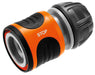 Gardena Water Stop 13 mm (1/2 inch) and 15 mm (5/8 inch): Connector with Water Stop, Power Grip, Great Hose-gripping Power, Simple Replacement (18213-20) (Pack of 2
