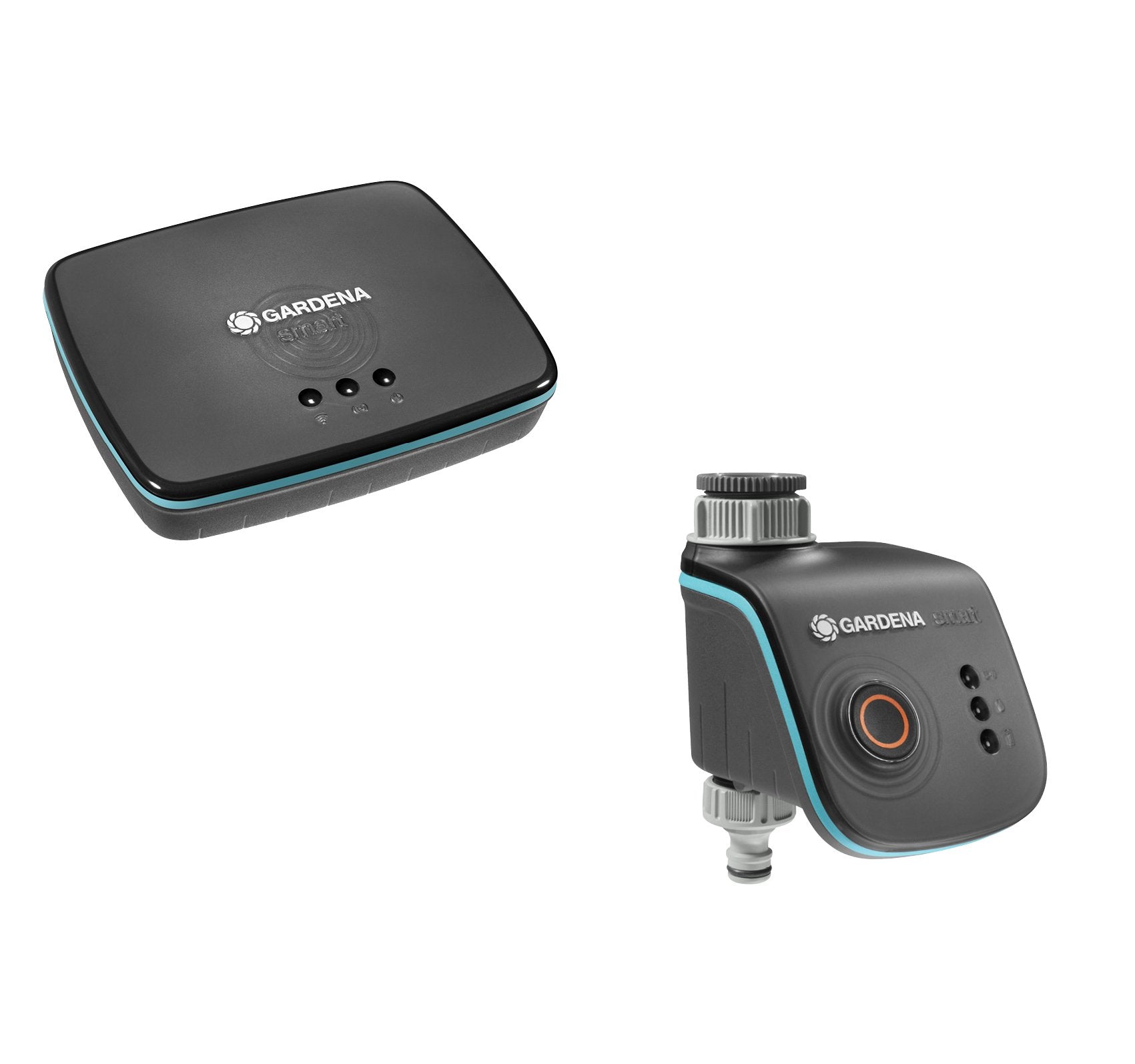 Gardena smart Water Control Set: Intelligente Bewässerungssteuerung, inkl. smart Water Control und smart Gateway, mit Bewässerungscomputer, Pflanzen bewässern per smart App, Frostwarnsystem (19103-20