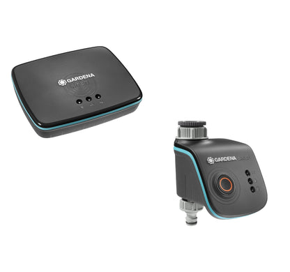 Gardena smart Water Control Set: Intelligente Bewässerungssteuerung, inkl. smart Water Control und smart Gateway, mit Bewässerungscomputer, Pflanzen bewässern per smart App, Frostwarnsystem (19103-20