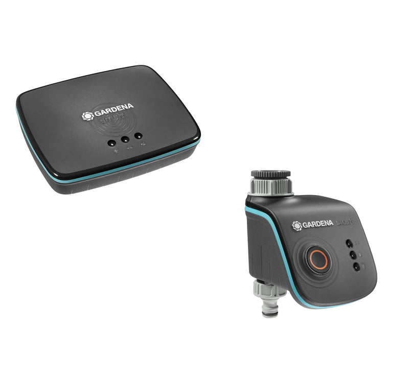 Gardena smart Water Control Set: Intelligente Bewässerungssteuerung, inkl. smart Water Control und smart Gateway, mit Bewässerungscomputer, Pflanzen bewässern per smart App, Frostwarnsystem (19103-20