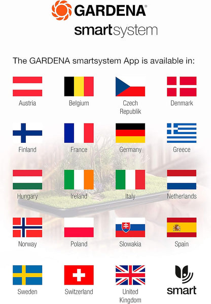 Gardena smart Water Control Set: Intelligente Bewässerungssteuerung, inkl. smart Water Control und smart Gateway, mit Bewässerungscomputer, Pflanzen bewässern per smart App, Frostwarnsystem (19103-20