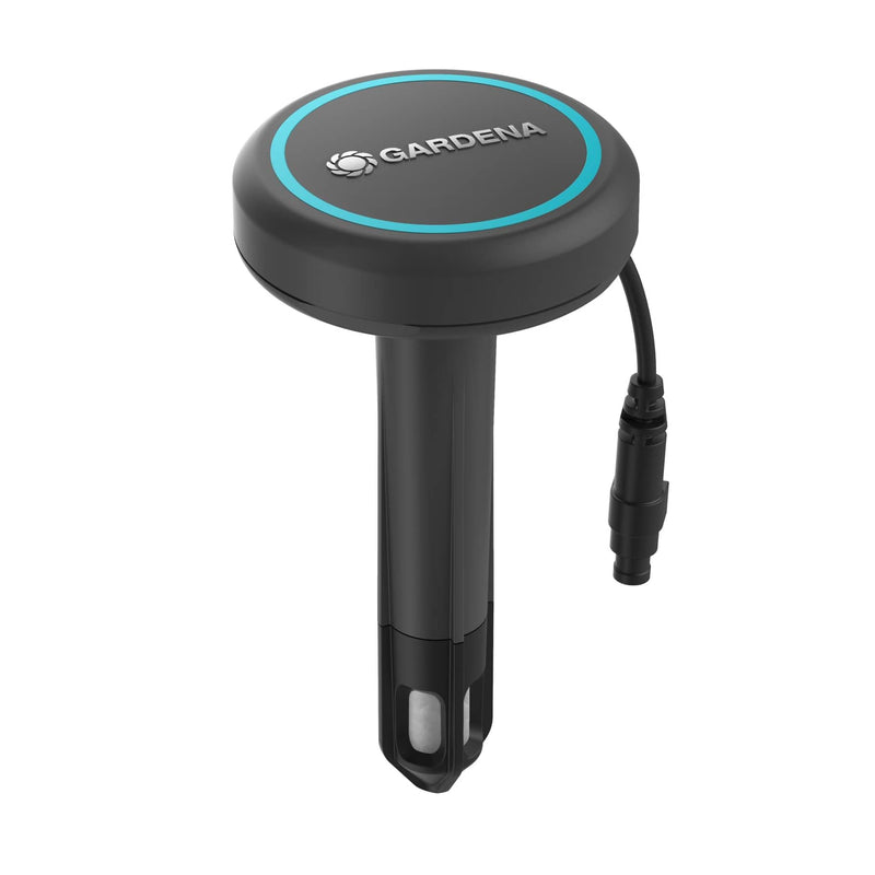 Gardena Soil Moisture Sensor: Automatic irrigation, can be used directly on the lawn, 5 m long connection cable, can be extended with extension cable (01867-20)