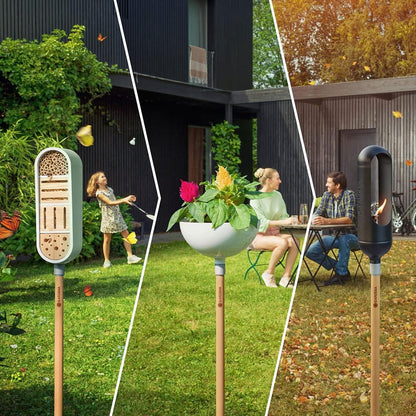 GARDENA Holz Besenstiel Click-Up System