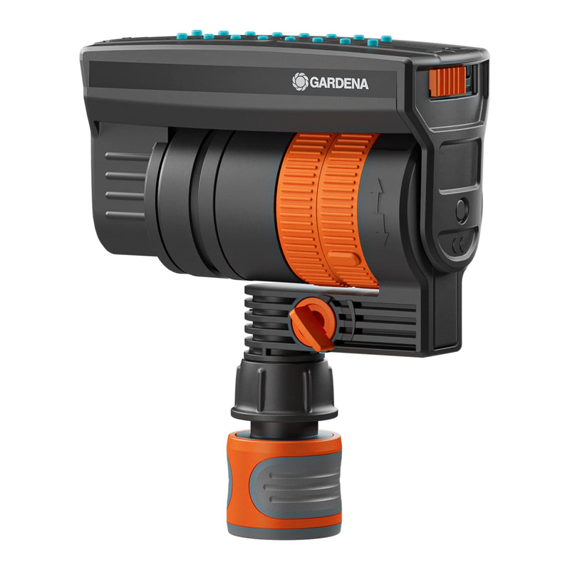 GARDENA Pipeline sprinkler system rectangular sprinkler: For watering areas of up to 216 m², reach of up to 18 m, spray spread of up to 12 m, Original System fitting (08251-20) Pipeline Oscillating Sprinkler