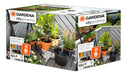 Gardena city gardening Urlaubsbewässerung: Pflanzenbewässerungs-Set für drinnen und draußen, individuelle Bewässerung von bis zu 36 Pflanzen (1265-20) Urlaubsbewässerung Single