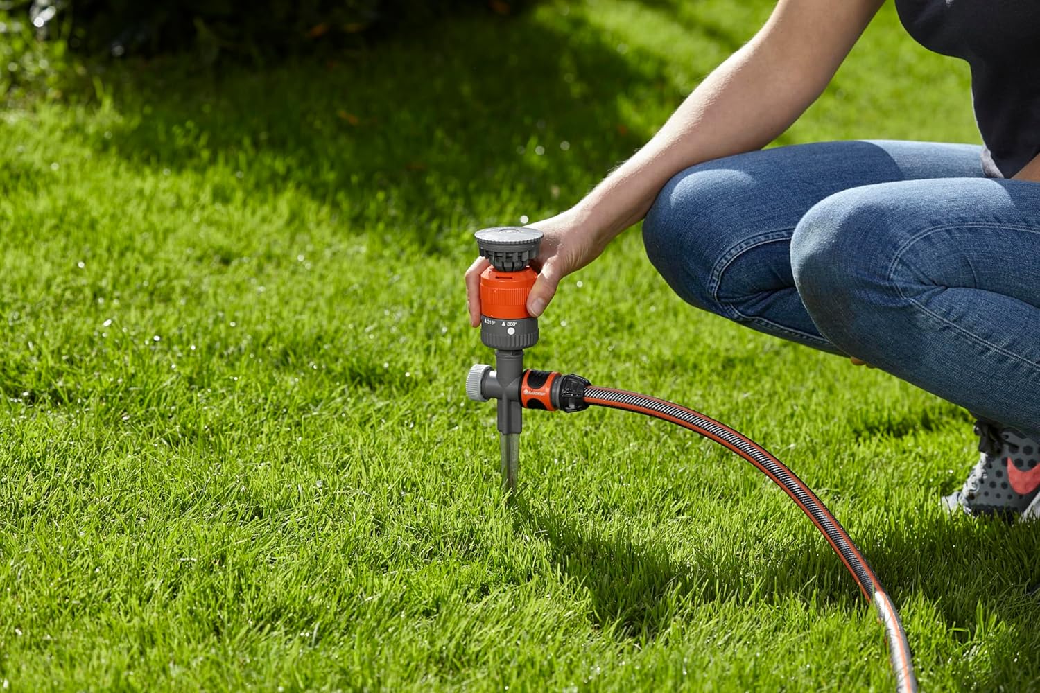 Gardena Circular Sprinkler Vario with Spike