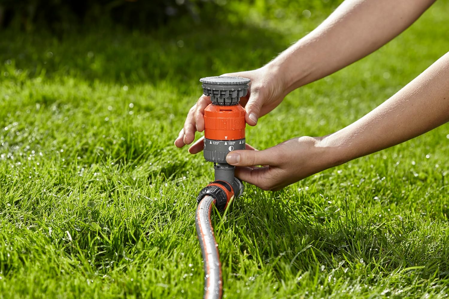 Gardena Circular Sprinkler Vario with Spike