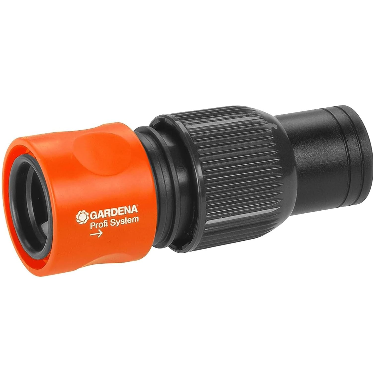 Gardena Profi-System-Schlauchstück: Schlauchanfang mit Schnellkupplung, Klemmmutter für hohe Haltkraft, geeignet für 19 mm (3/4 Zoll)-Schläuche (2817-20)
