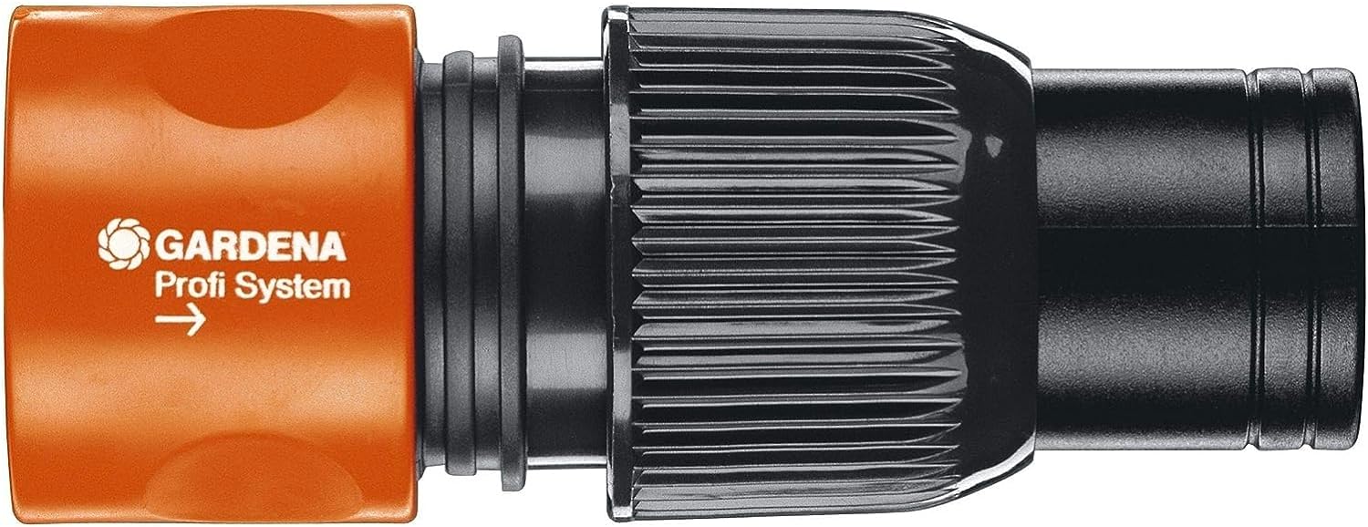 Gardena Profi-System-Schlauchstück: Schlauchanfang mit Schnellkupplung, Klemmmutter für hohe Haltkraft, geeignet für 19 mm (3/4 Zoll)-Schläuche (2817-20)