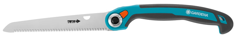 GARDENA folding saw 200 P: Handy Train Saw From Highquality spring Steel, Grandiose Sawing, Precise Cut, Angled Handle Form (8743-20