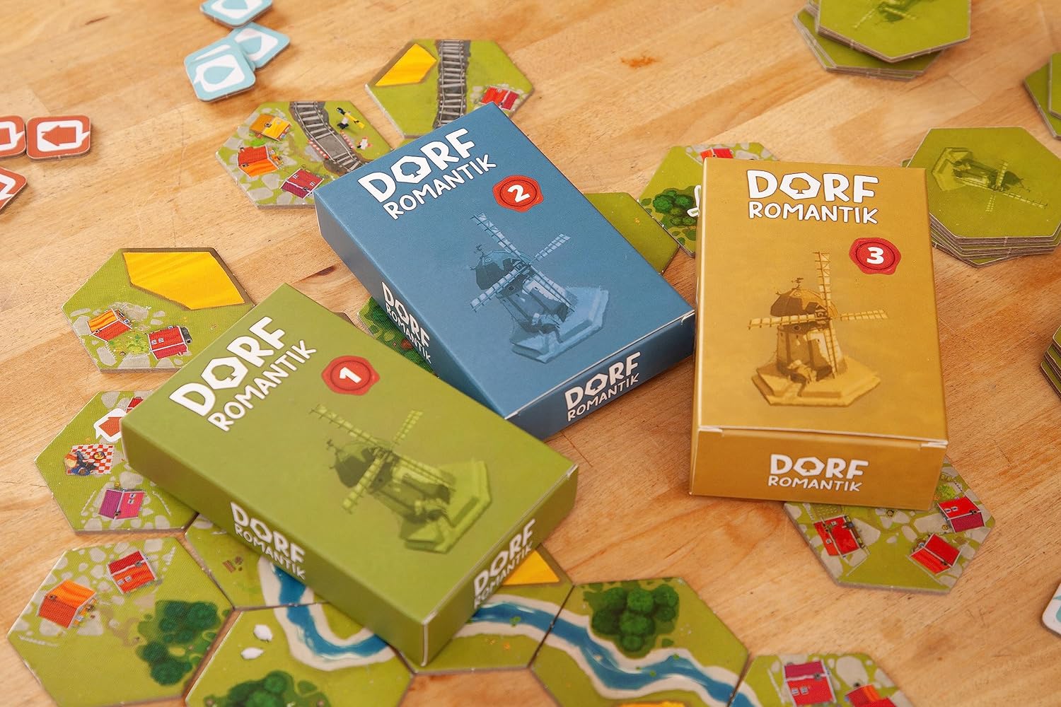 Pegasus Spiele Dorfromantik - Das Brettspiel Jeu de société Stratégie