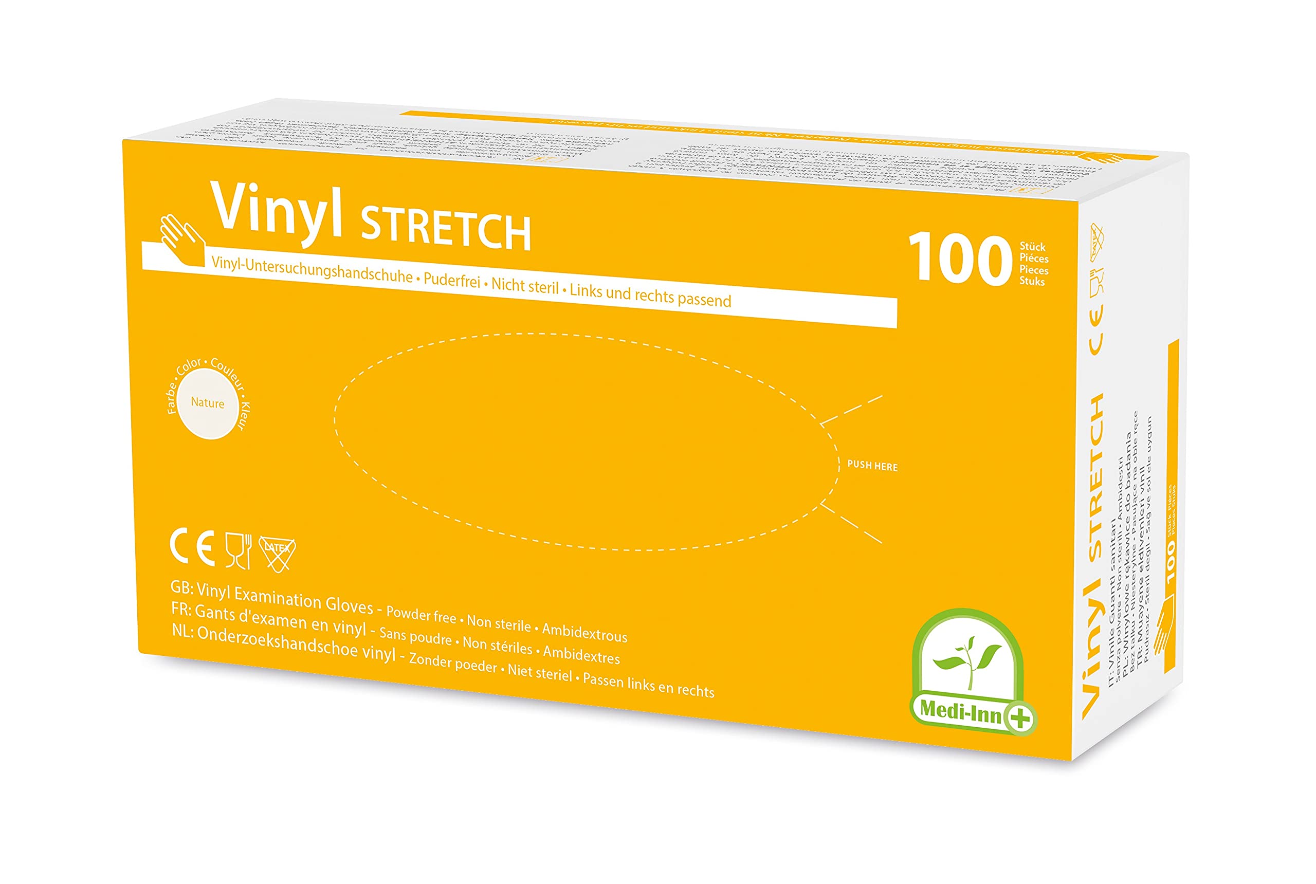 PAPSTAR unisex Einmalhandschuhe Stretch weiB GroBe
