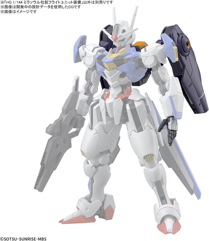 BANDAI SPIRITS(バンダイ スピリッツ) THE WITCH FROM MERCURY - HG 1/144 Mirasoul Flight Unit - Model Kit